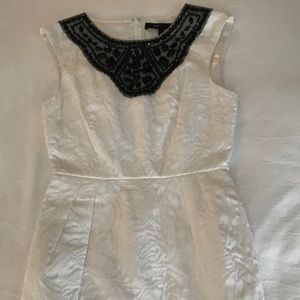 BCBG MaxAzria White Mini Dress Size 2